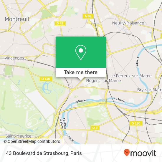 43 Boulevard de Strasbourg map