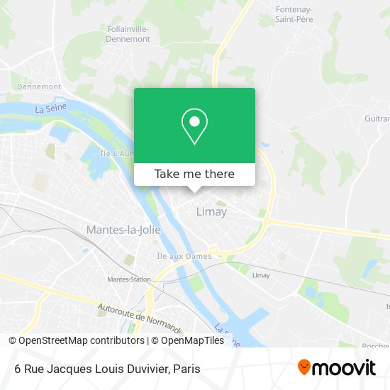 Mapa 6 Rue Jacques Louis Duvivier