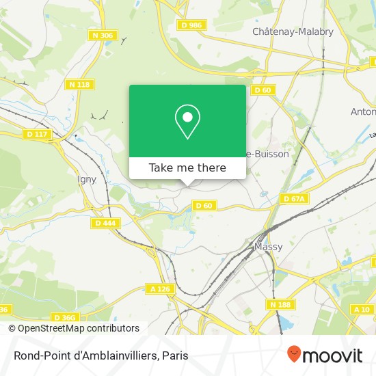 Rond-Point d'Amblainvilliers map