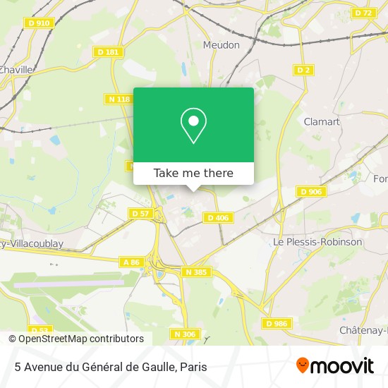 5 Avenue du Général de Gaulle map