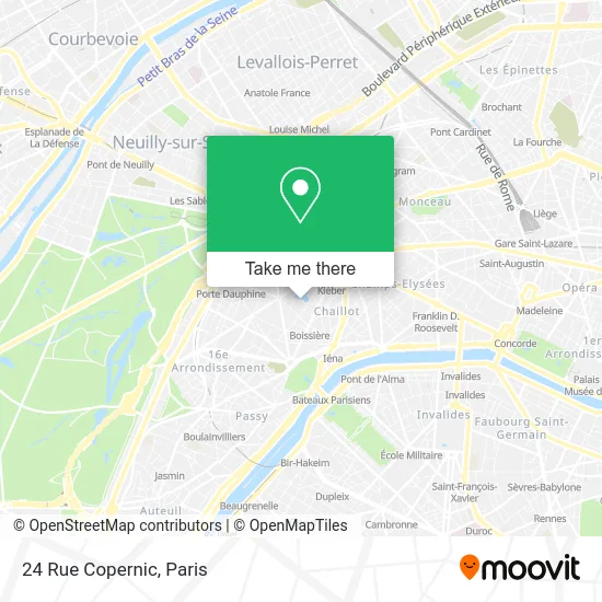 24 Rue Copernic map