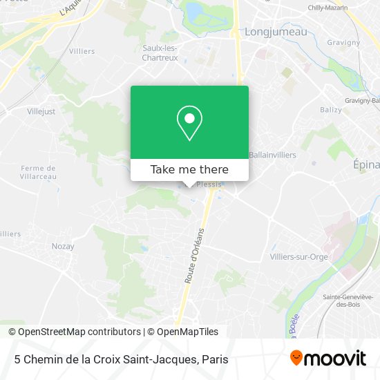 5 Chemin de la Croix Saint-Jacques map