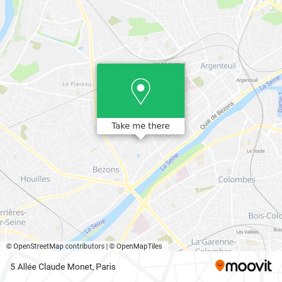 5 Allée Claude Monet map