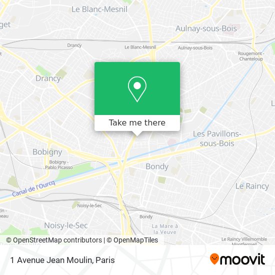 1 Avenue Jean Moulin map