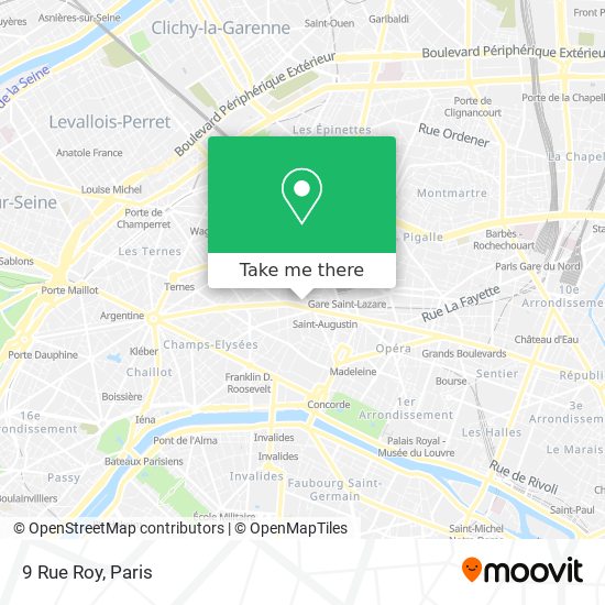 Mapa 9 Rue Roy