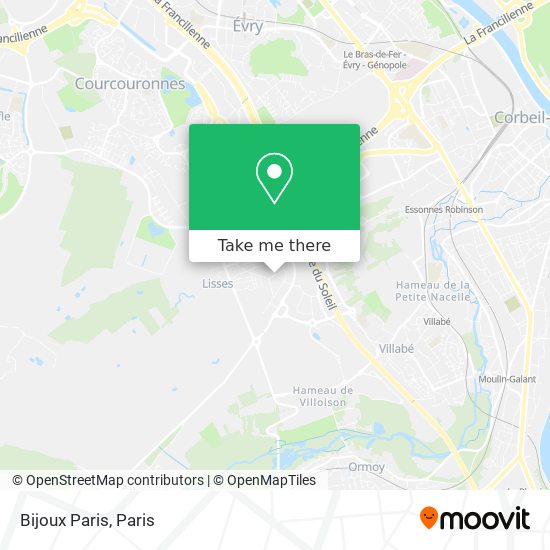 Mapa Bijoux Paris