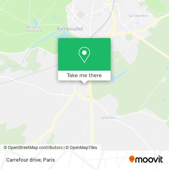 Carrefour drive map
