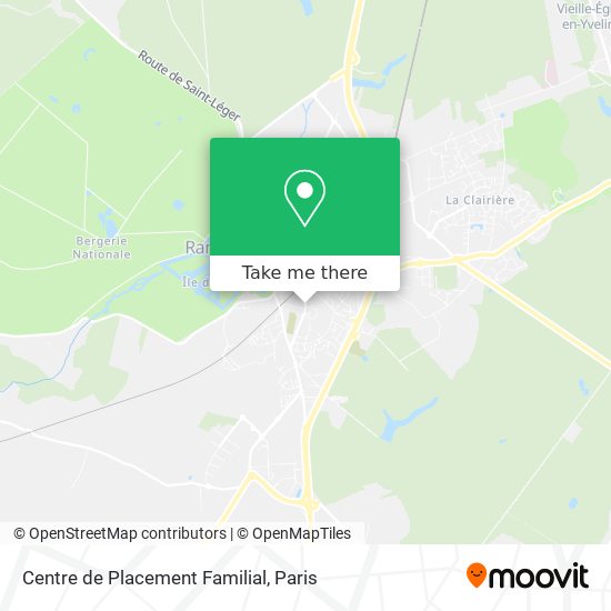 Mapa Centre de Placement Familial