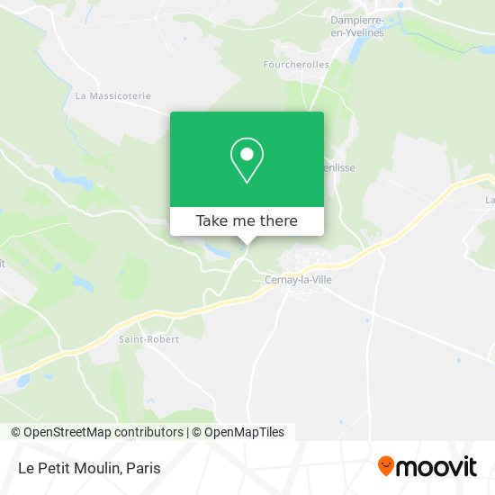 Mapa Le Petit Moulin