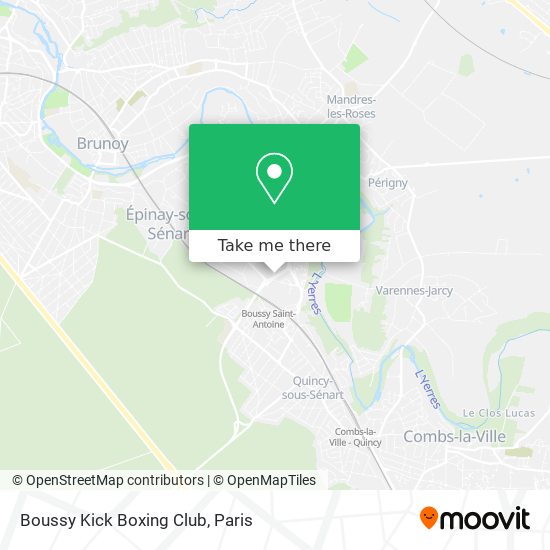 Mapa Boussy Kick Boxing Club