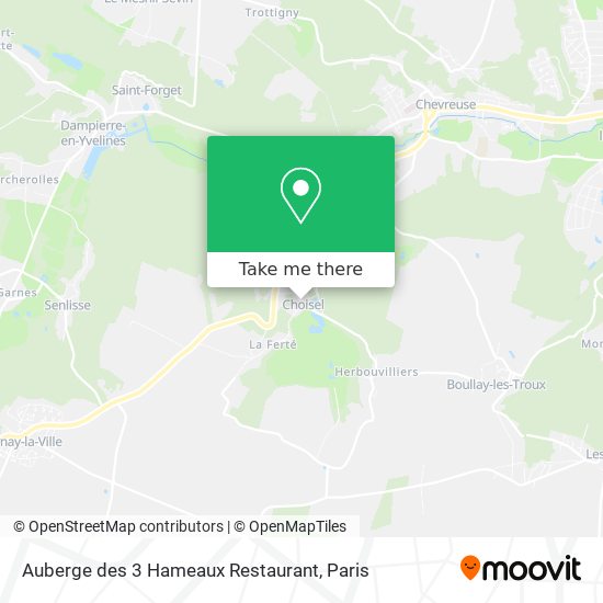 Auberge des 3 Hameaux Restaurant map