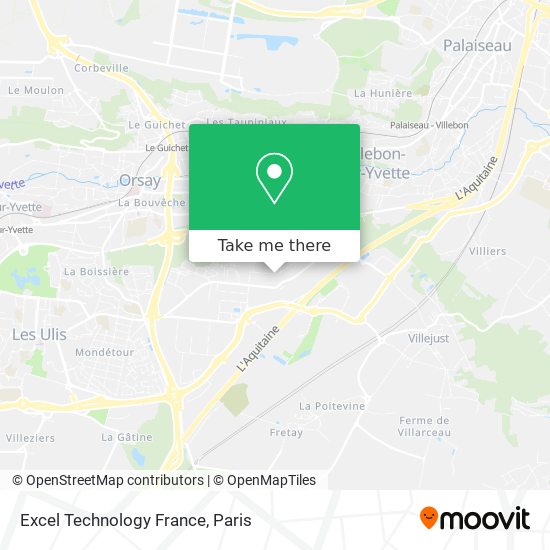 Excel Technology France map