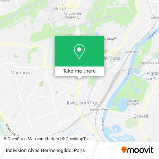 Indivision Alves Hermenegildo map