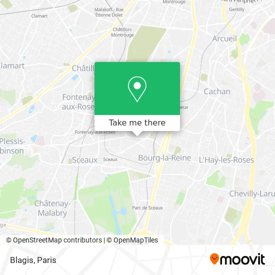 Blagis map