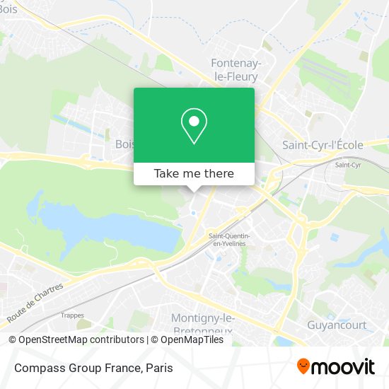 Mapa Compass Group France