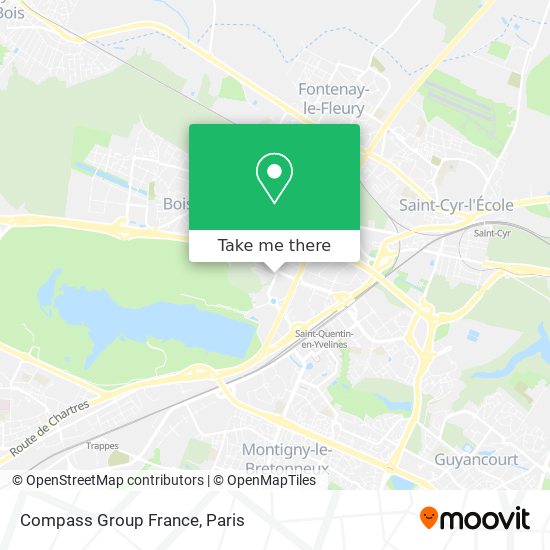 Compass Group France map