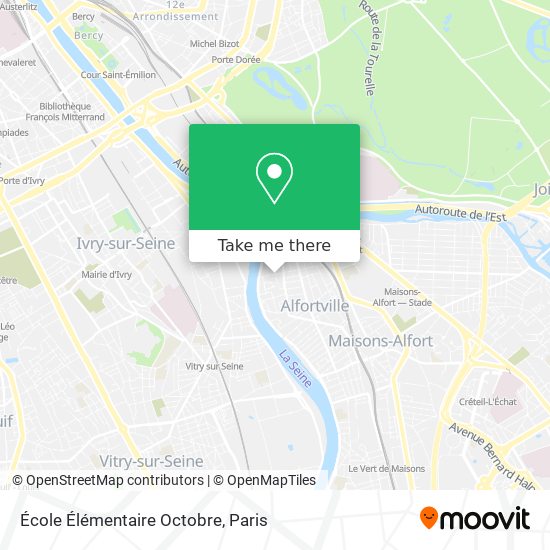 École Élémentaire Octobre map