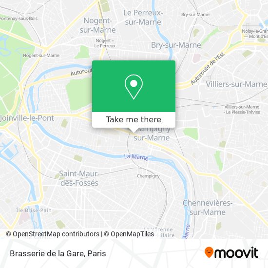 Brasserie de la Gare map