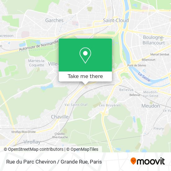 Rue du Parc Cheviron / Grande Rue map