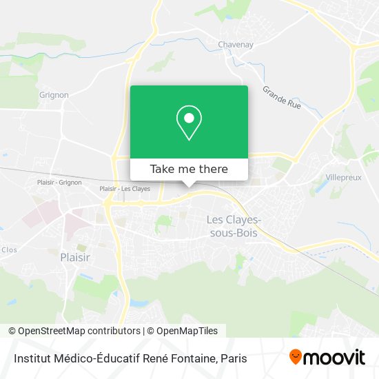 Mapa Institut Médico-Éducatif René Fontaine