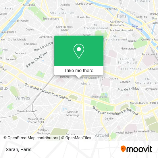 Sarah map