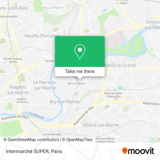 Intermarché SUPER map