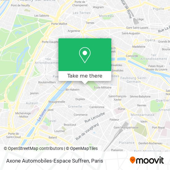 Axone Automobiles-Espace Suffren map