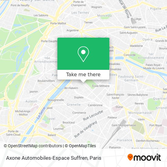 Mapa Axone Automobiles-Espace Suffren