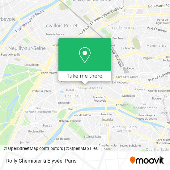 Mapa Rolly Chemisier à Élysée