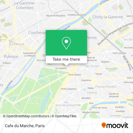 Cafe du Marche map