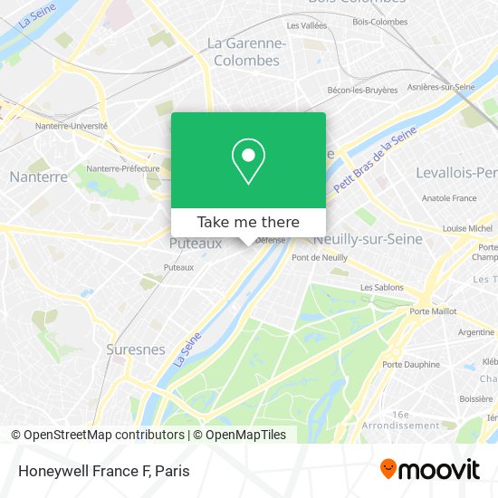 Mapa Honeywell France F