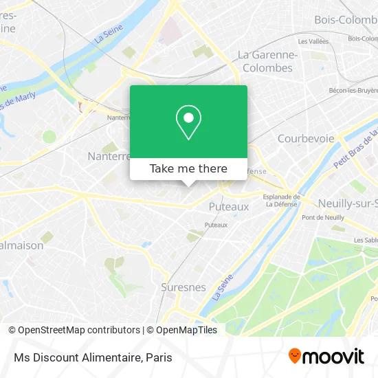 Ms Discount Alimentaire map