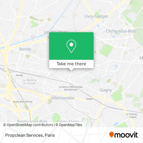 Propclean Services map