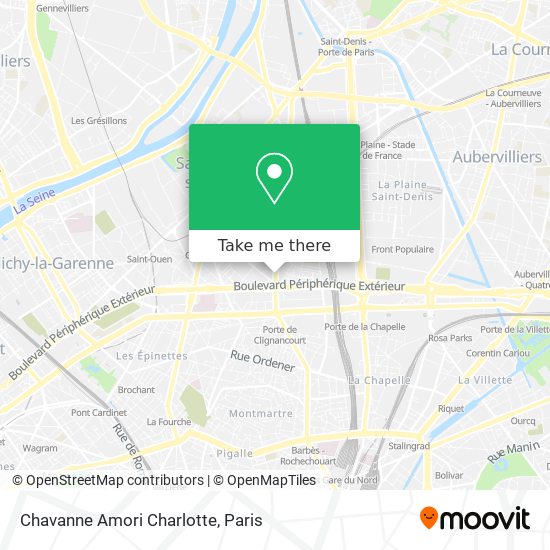 Mapa Chavanne Amori Charlotte