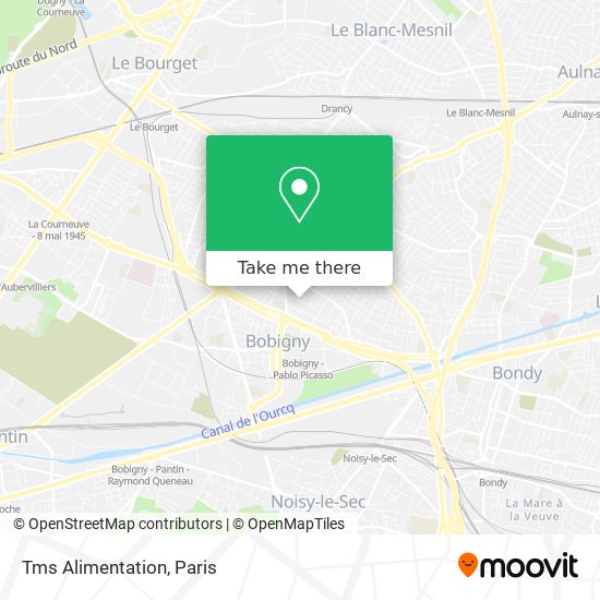 Tms Alimentation map