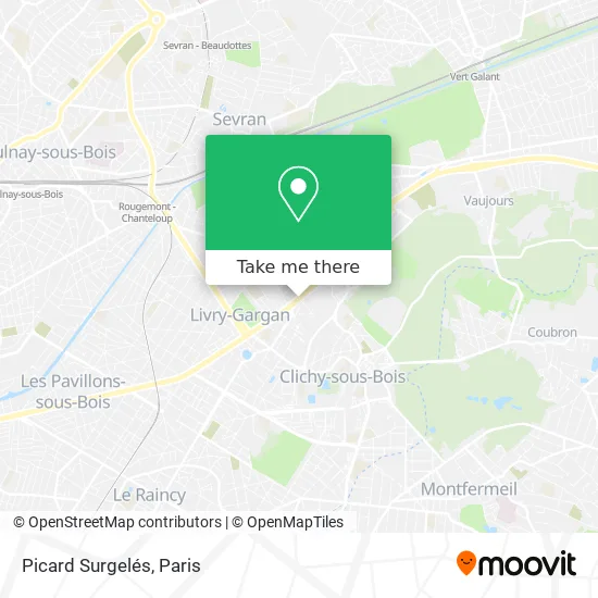 Picard Surgelés map