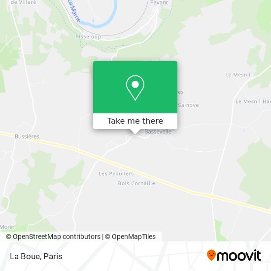 La Boue map