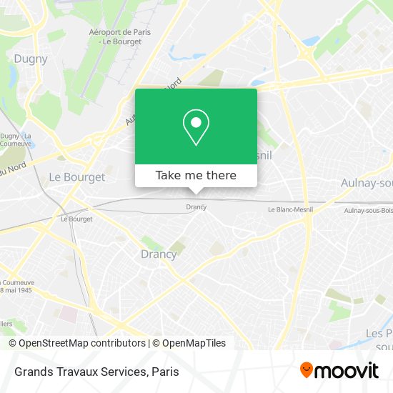 Mapa Grands Travaux Services