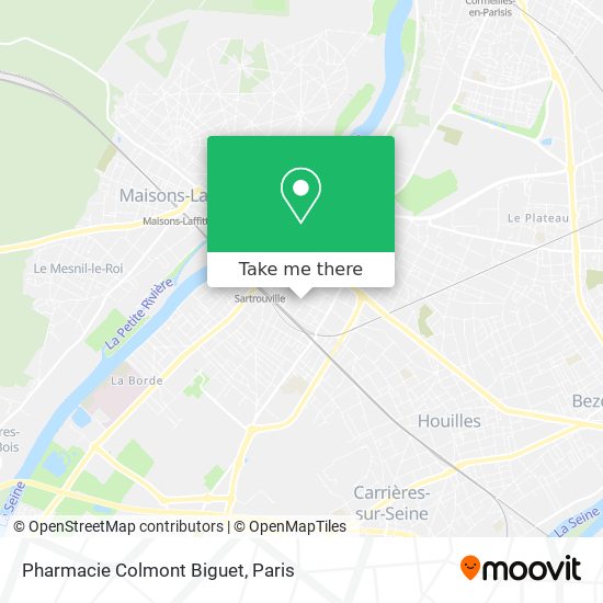Pharmacie Colmont Biguet map