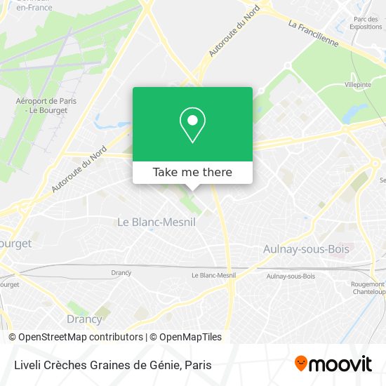 Liveli Crèches Graines de Génie map