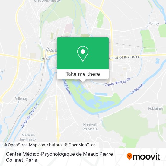 Centre Médico-Psychologique de Meaux Pierre Collinet map