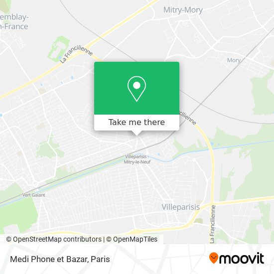 Medi Phone et Bazar map