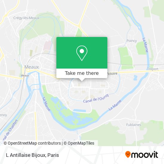 L Antillaise Bijoux map