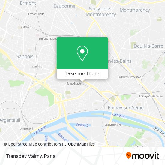 Transdev Valmy map