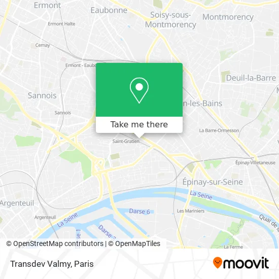 Transdev Valmy map