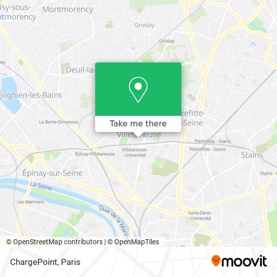 ChargePoint map