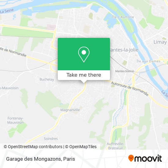 Garage des Mongazons map