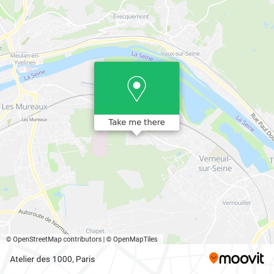 Atelier des 1000 map