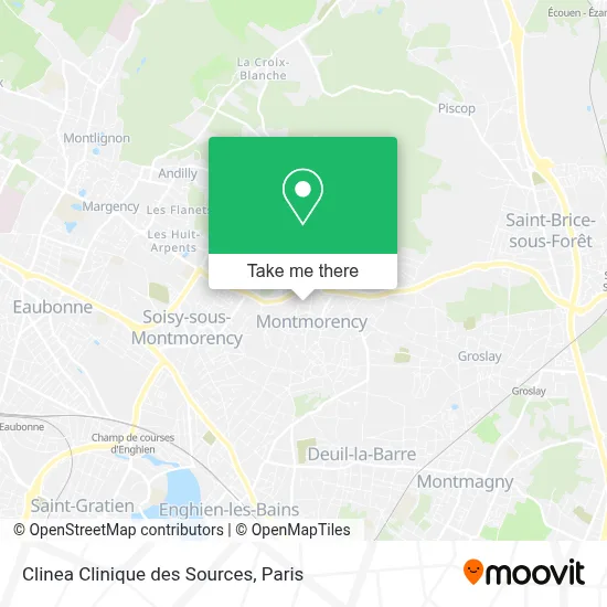 Clinea Clinique des Sources map