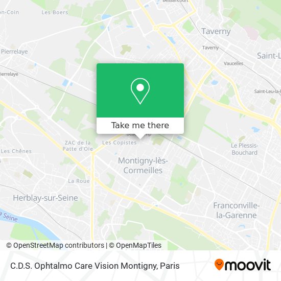 C.D.S. Ophtalmo Care Vision Montigny map